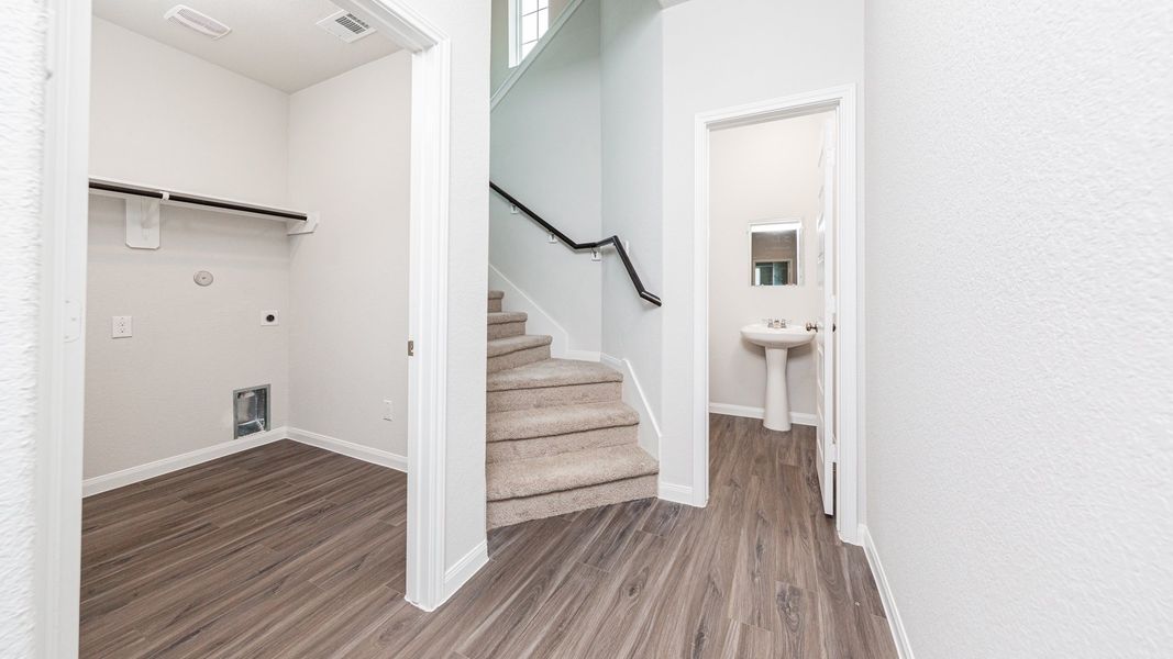 Laundry Room and Powder Bathroom