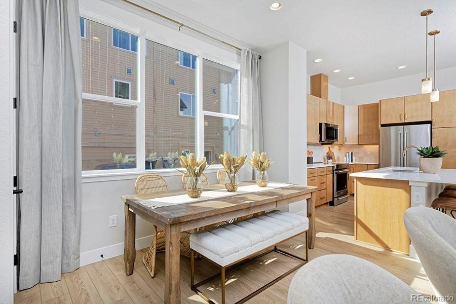 Furnished interior view inside a new home in , Denver (Image 8).