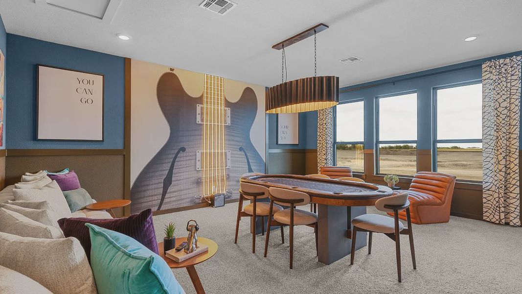 Furnished interior view inside a new home in Newhaven, Manor (Image 27).