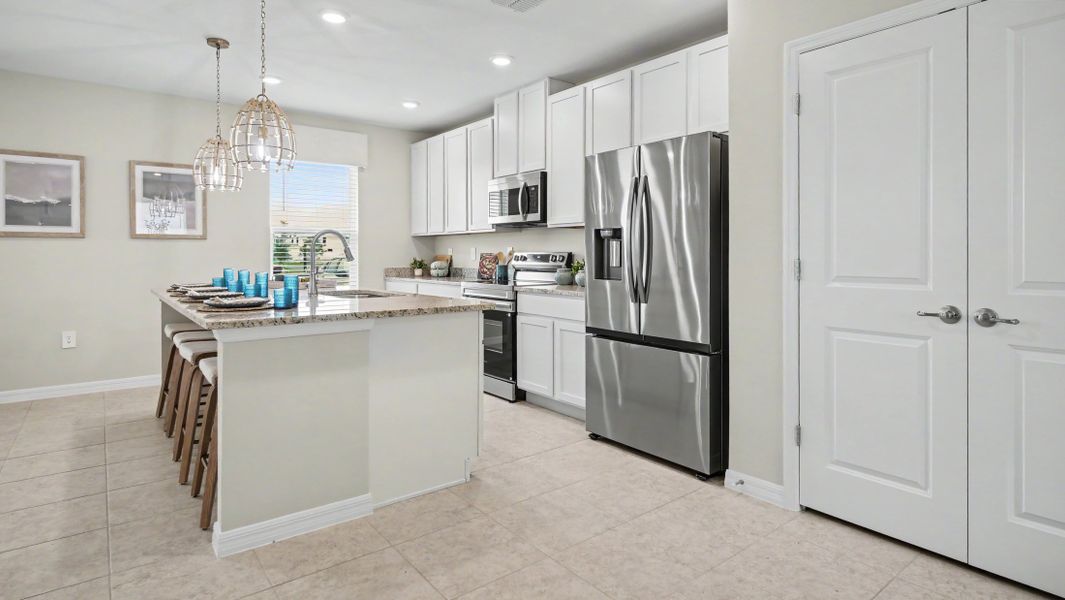 Representative furnished interior of a home built from the Carrington by Maronda Homes in Malabar Springs, Palm Bay (Image 13).