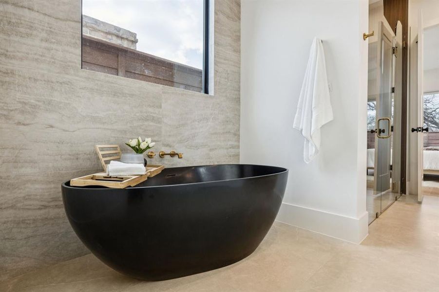 Close-up of interior finishes inside a home in , Dallas (Image 19).