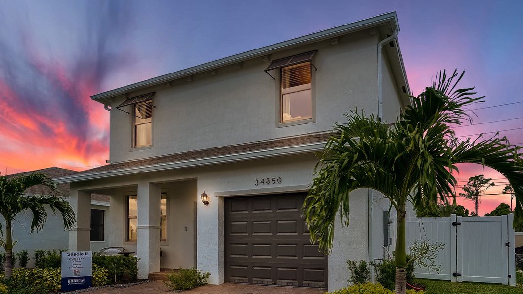 Representative exterior photo of a completed home built from the Sapole II by D.R. Horton in Juniper Cove, Homestead, FL (Image 22).