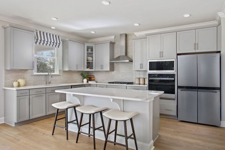 Representative furnished interior of a home built from the 2539 by KB Home in Bella Vista Heritage, Denver (Image 6).