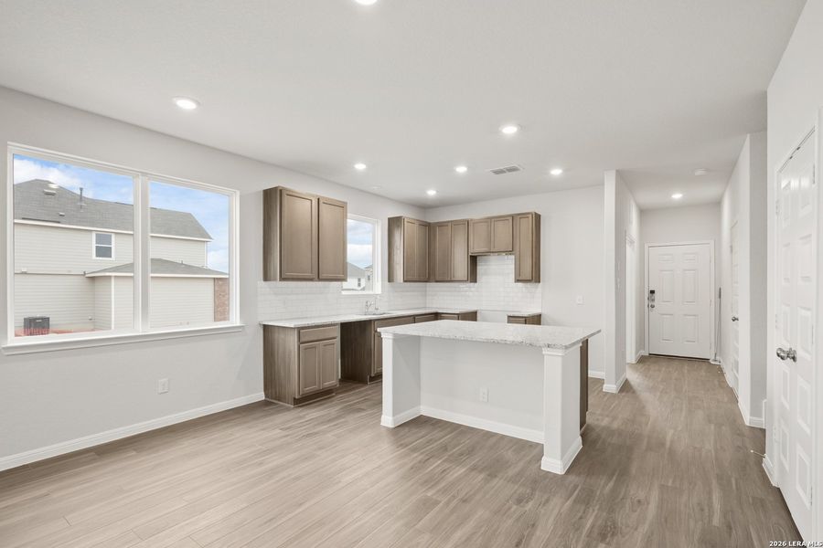 Furnished interior view inside a new home in Hunters Ranch, San Antonio (Image 12).