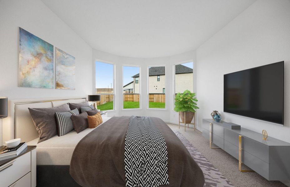 Furnished interior view inside a new home in Katy Court, Katy (Image 12).