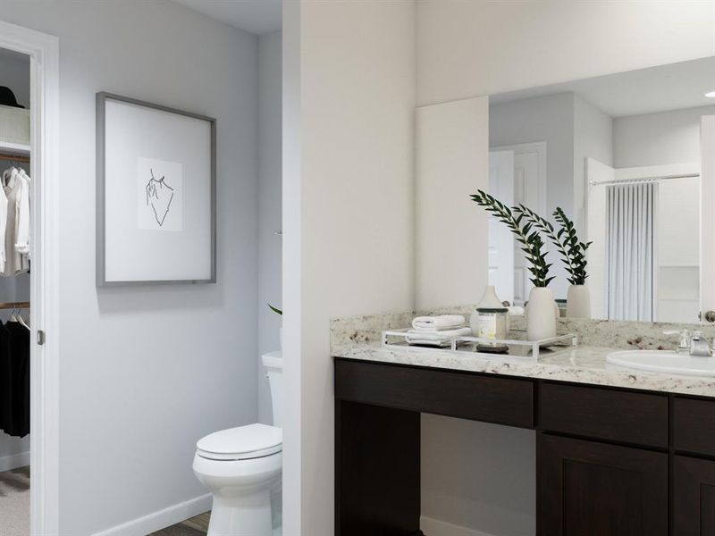 Furnished interior view inside a new home in Christian Meadows, Ennis (Image 7).