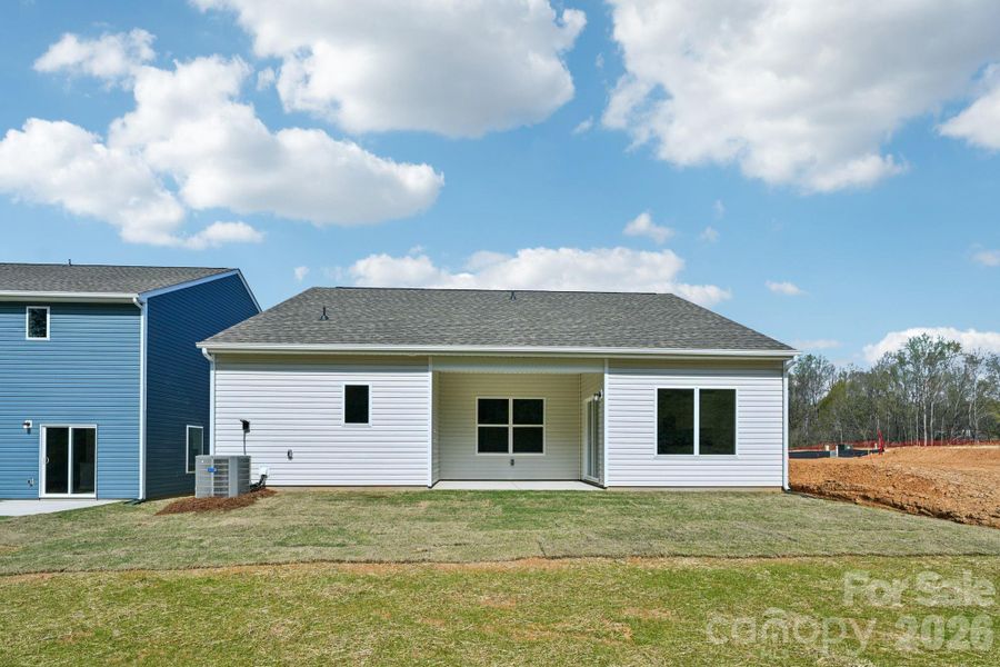 Exterior details and patio area of a home in Willow Estates, Shelby (Image 19).