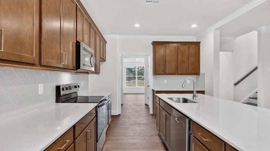 Furnished interior view inside a new home in Madden West, Fuquay Varina (Image 3).