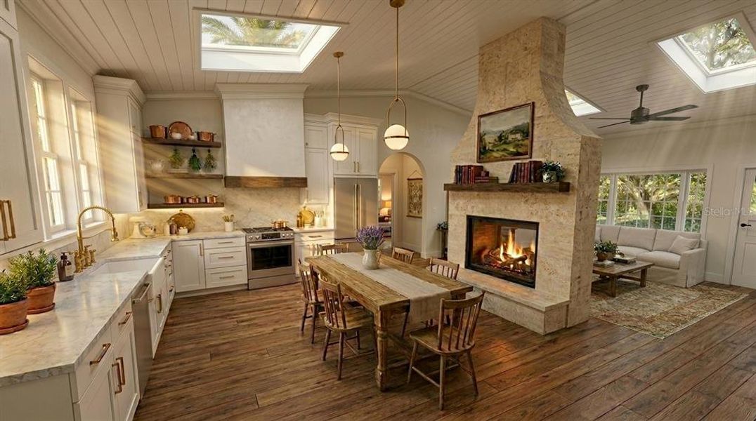 Furnished interior view inside a new home in , Parrish (Image 11).