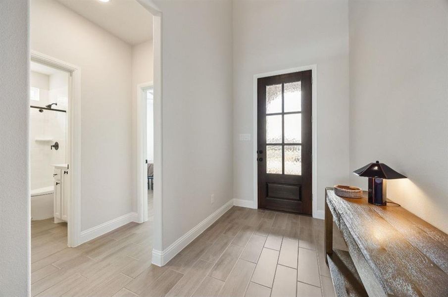 Guest Bed and bathroom on first level