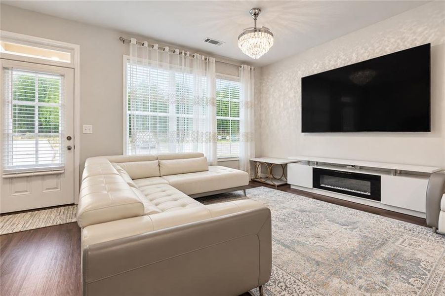 Furnished interior view inside a new home in , Lawrenceville (Image 6).