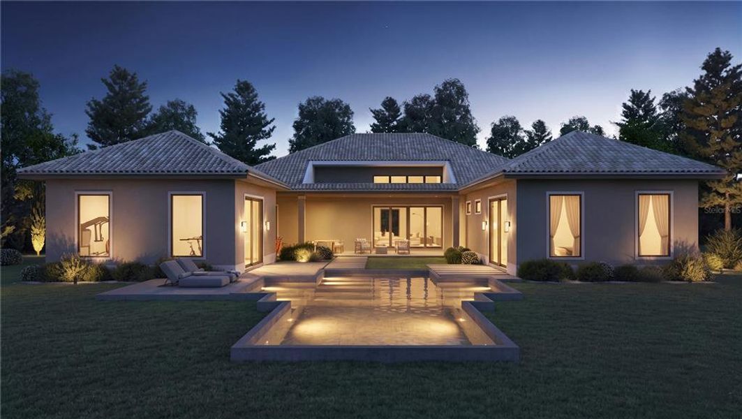Front exterior of a new home in , Montverde, FL, highlighting curb appeal (Image 6).