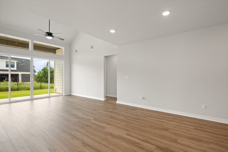 Spacious, unfurnished interior of a new home in Terrace Collection at Lariat, Liberty Hill (Image 21). Spacious, unfurnished interior of a new home in Terrace Collection at Lariat, Liberty Hill (Image 21).