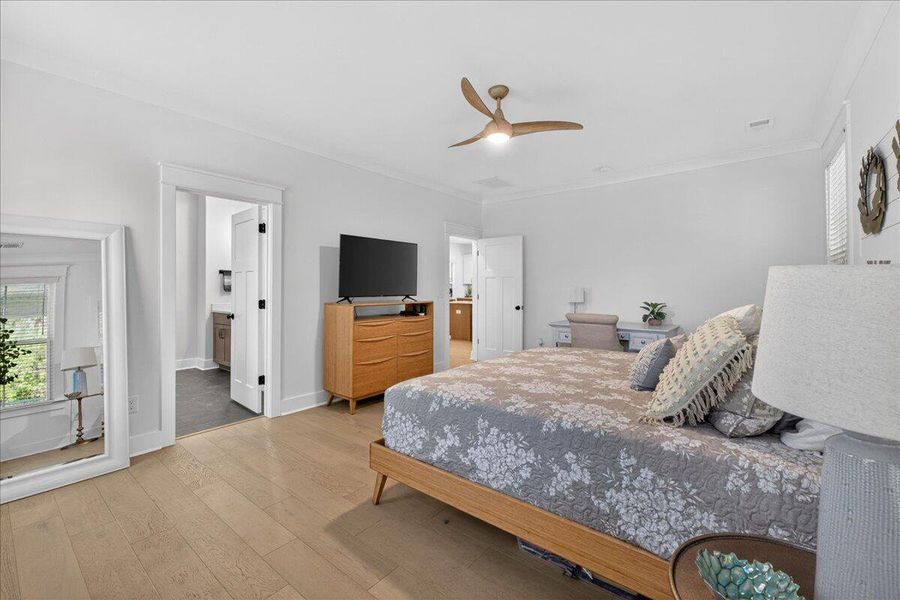 Furnished interior view inside a new home in Tidewater at Lakes of Cane Bay, Summerville (Image 15).
