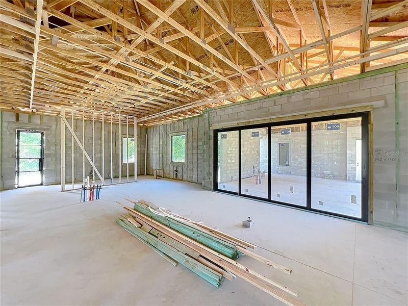 In-progress construction of a new home in , Oviedo, FL (Image 40).