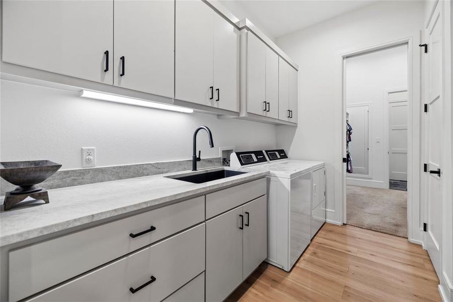 Furnished interior view inside a new home in , Hallsville (Image 27).