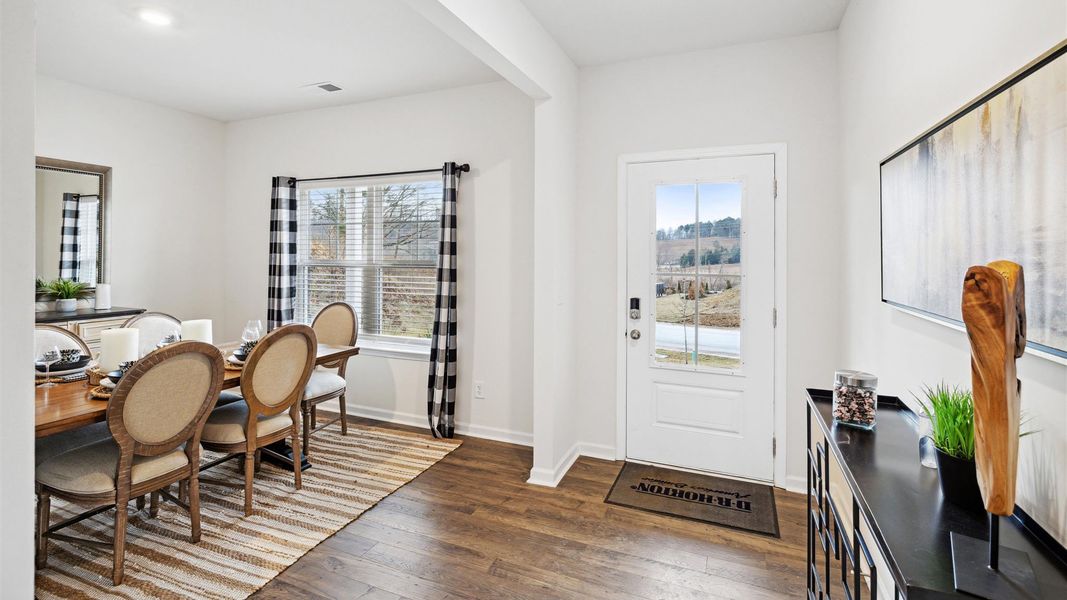 Representative furnished interior of a home built from the Hayden by D.R. Horton in Fairview Hills, Cleveland (Image 3).