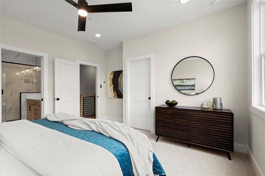 Furnished interior view inside a new home in The Gathering – Alpharetta, Alpharetta (Image 11).