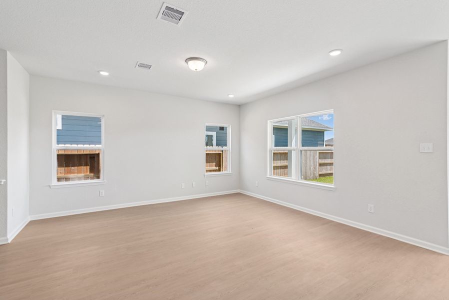 The Oriole II- Family Room The Oriole II- Family Room