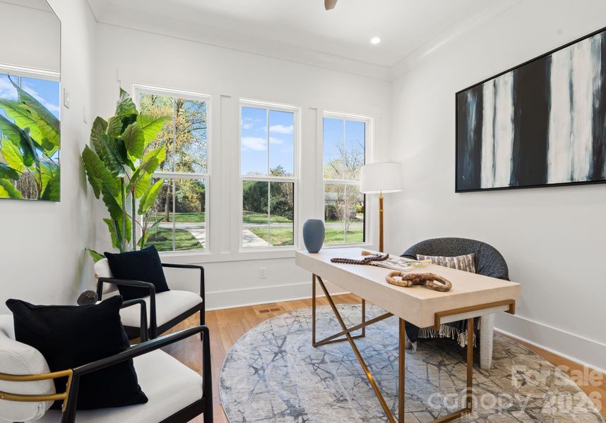 Furnished interior view inside a new home in , Charlotte (Image 31).