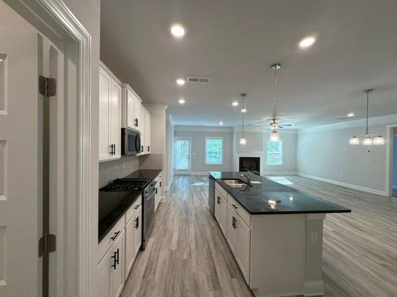 Furnished interior view inside a new home in Tuscany Hills, Douglasville (Image 9).