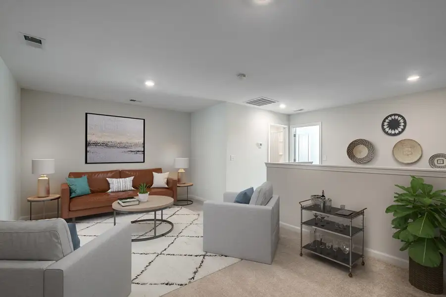 Representative furnished interior of a home built from the Westbury - Premier Collection by Mungo Homes in Winston Ridge, Youngsville (Image 6).