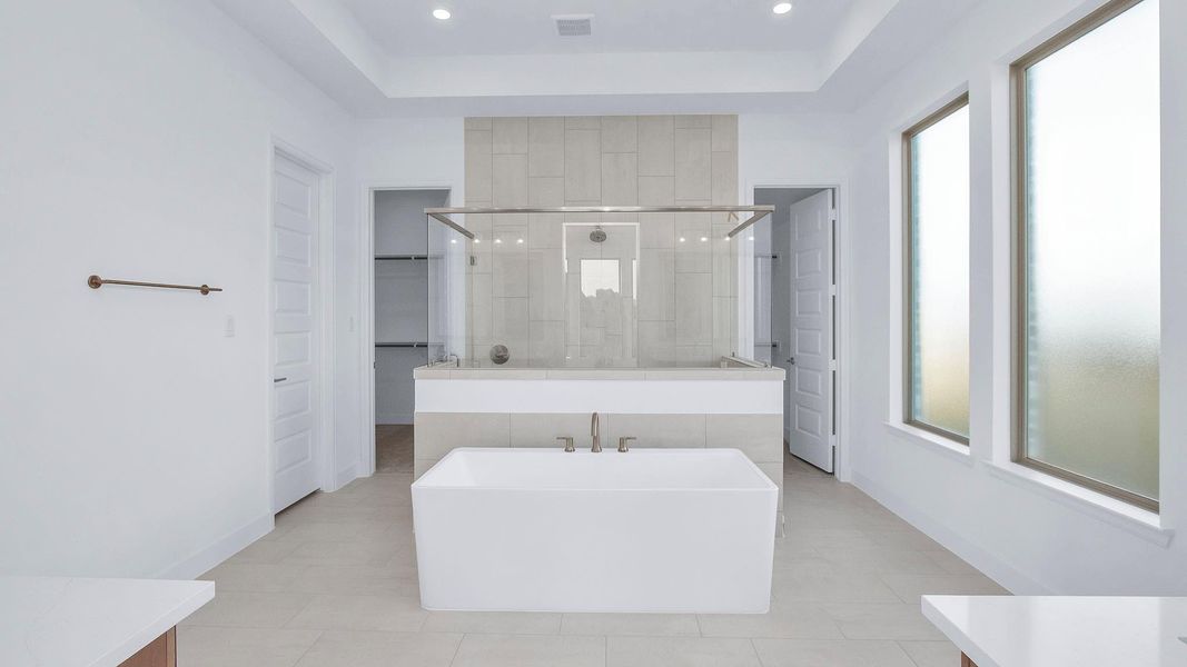 Furnished interior view inside a new home in Briarley 70', Montgomery (Image 6).