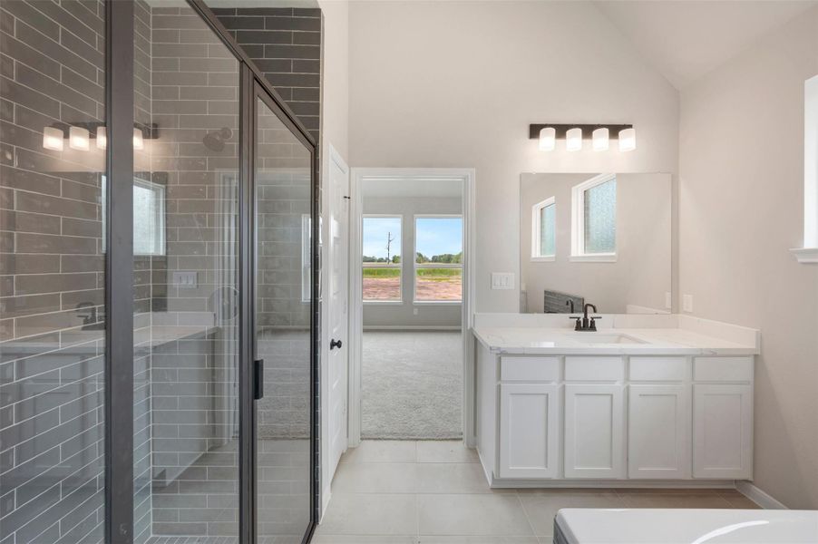 Luxurious owner's bath (*Photo not of actual home and used for illustration purposes only.)