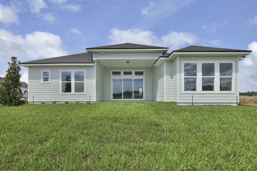 Representative exterior details of a home built from the Tomoka by Riverside Homes in Hidden Creek at SilverLeaf Phase 1, St. Augustine (Image 37).
