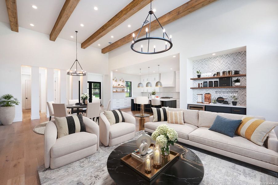 Furnished interior view inside a new home in , San Antonio (Image 8).