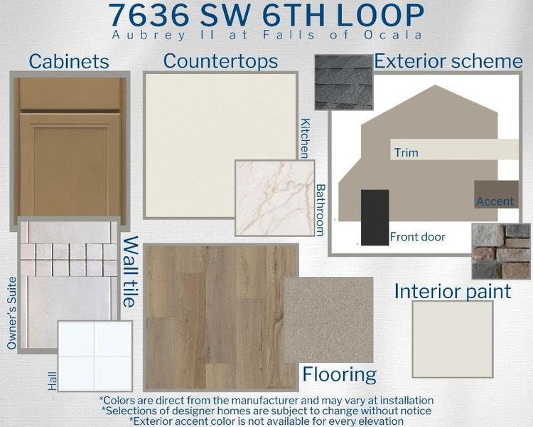 Aubrey II 55 Plus - Colors for this home