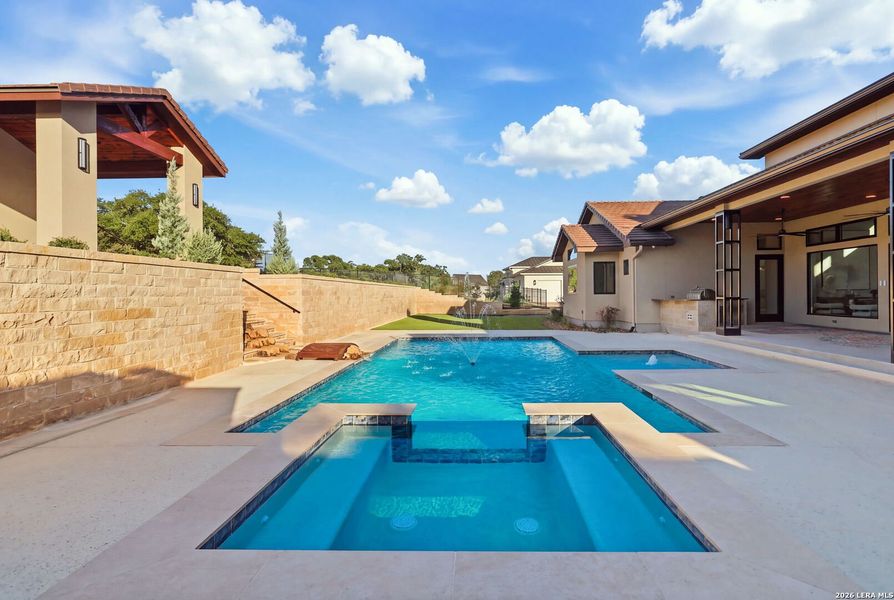 Exterior details and patio area of a home in , Boerne (Image 25).