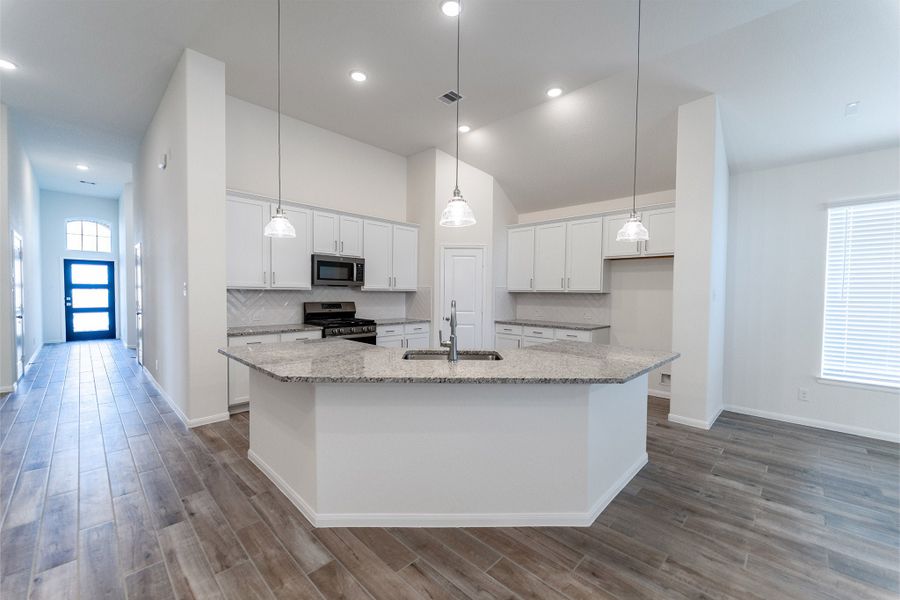 Furnished interior view inside a new home in Harvest Pointe, Needville (Image 6).