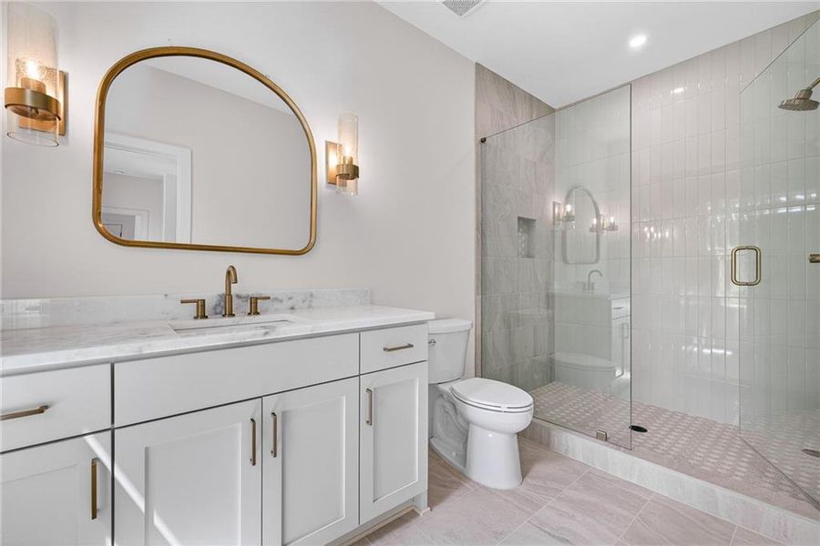 Furnished interior view inside a new home in , Atlanta (Image 34).