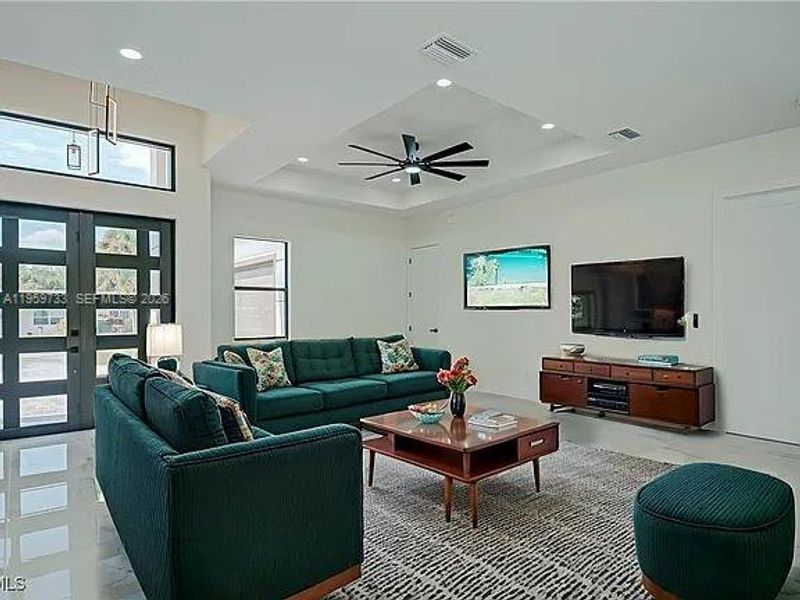 Furnished interior view inside a new home in , Lehigh Acres (Image 14).