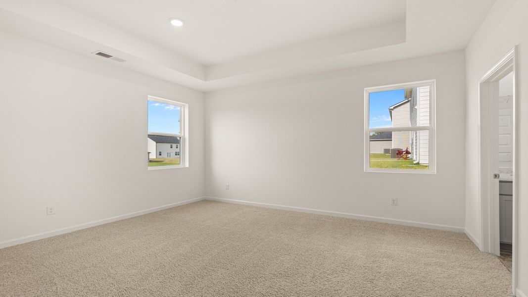 Representative unfurnished interior of a home built from the Kerry by D.R. Horton in Champion's Run, Lithonia (Image 7).