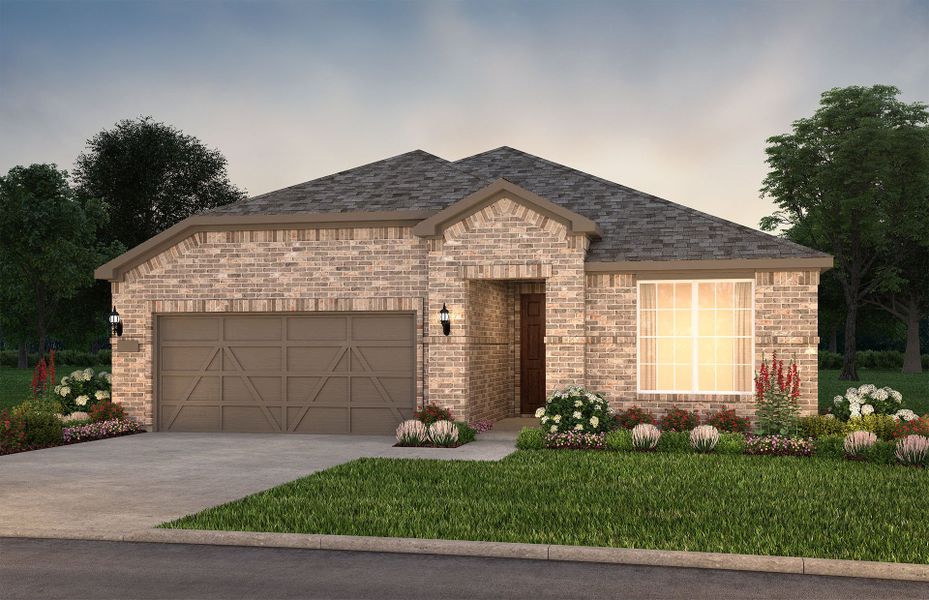 Representative exterior photo of a completed home built from the Palmary by Del Webb in Del Webb Sonoma Verde, Rockwall, TX (Image 23).