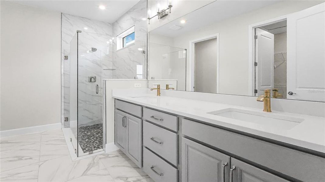 Furnished interior view inside a new home in Cresswind at Hammock Oaks, Lady Lake (Image 14).