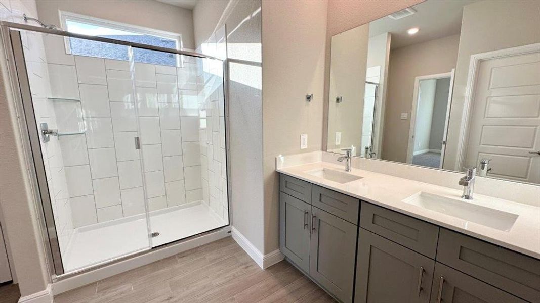Furnished interior view inside a new home in Rock Creek Ranch, Fort Worth (Image 8).