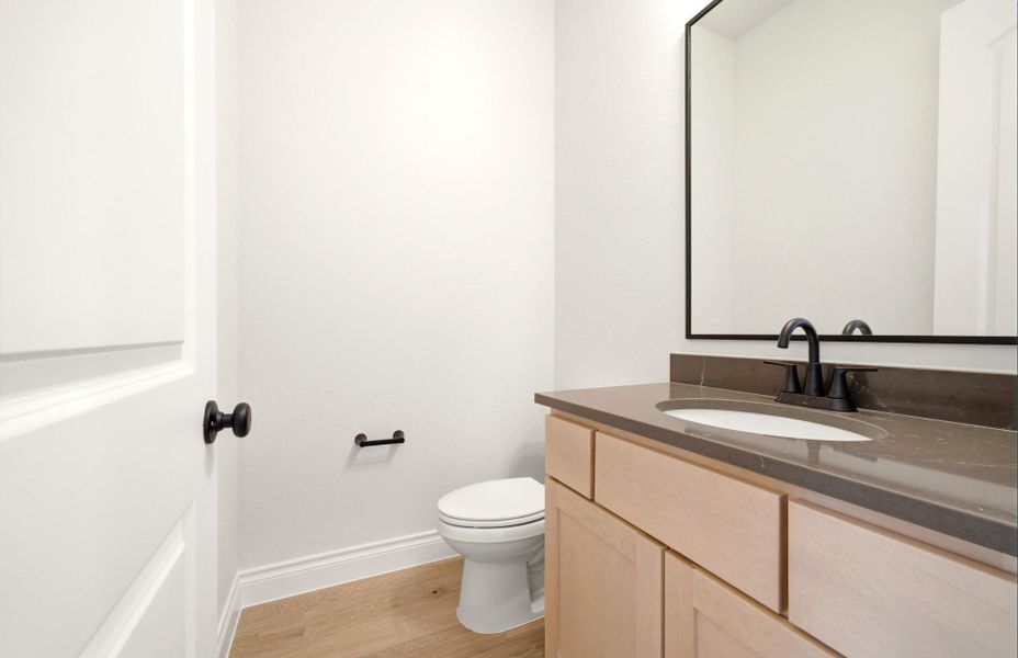 Furnished interior view inside a new home in Bridgeland 60′, Cypress (Image 12).