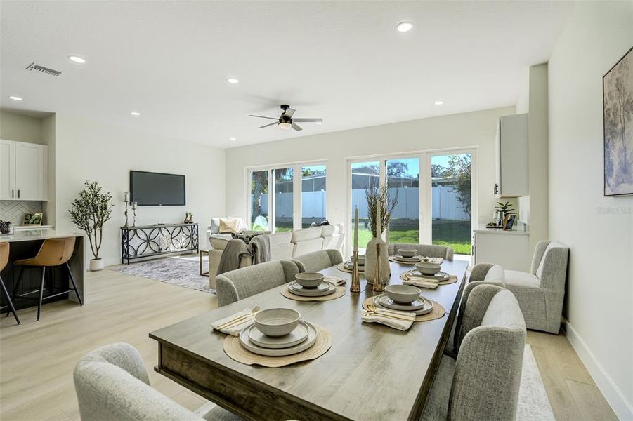 Furnished interior view inside a new home in , Largo (Image 17).