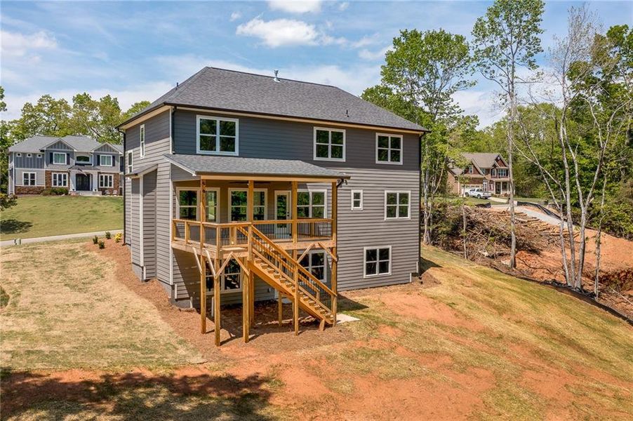 Exterior details and patio area of a home in , Gainesville (Image 29).