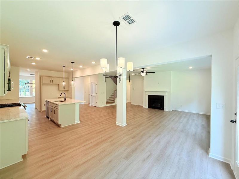 Spacious, unfurnished interior of a new home in Creekside, Dawsonville (Image 31). Spacious, unfurnished interior of a new home in Creekside, Dawsonville (Image 31).
