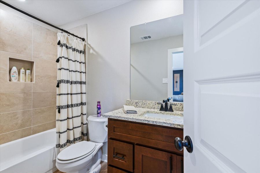 Media room bathroom