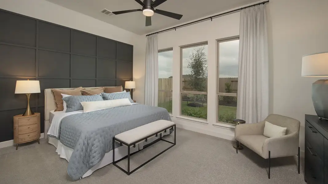 Representative furnished interior of a home built from the 1942W by Perry Homes in Ladera 45', San Antonio (Image 6).