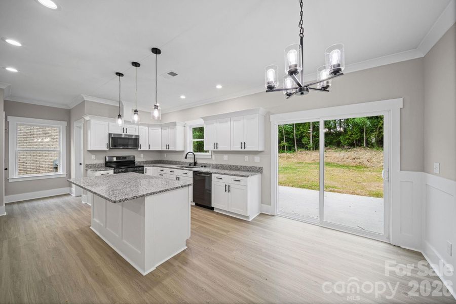 Furnished interior view inside a new home in , Albemarle (Image 3).