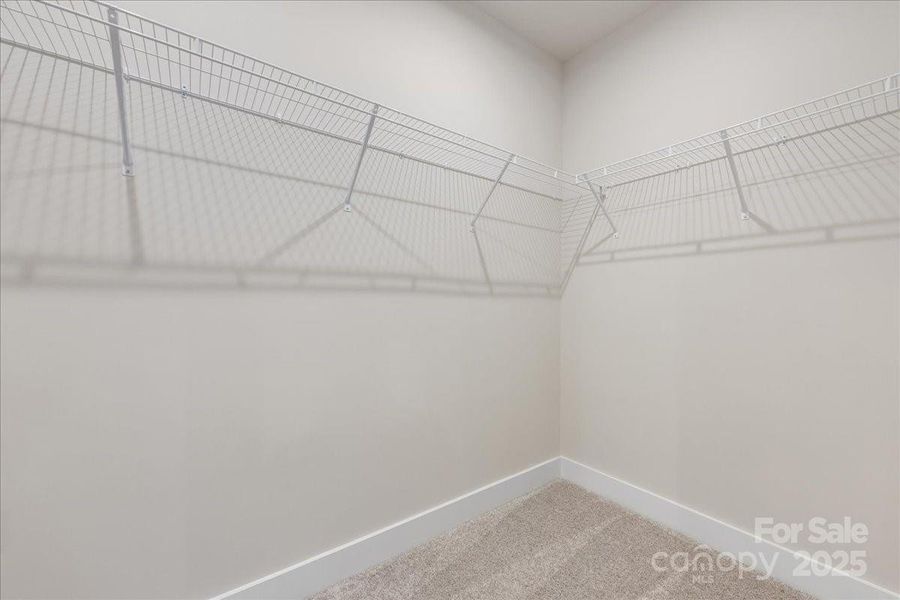 Walk-In Primary Closet.