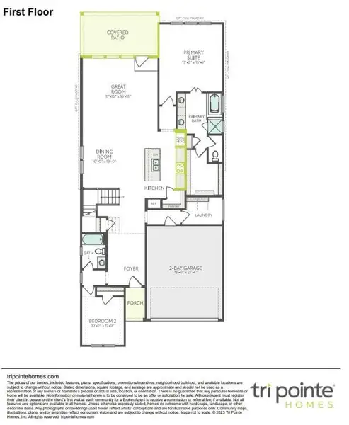 2D floor plan layout of this home in Woodson’s Reserve, Spring, TX (Image 3).