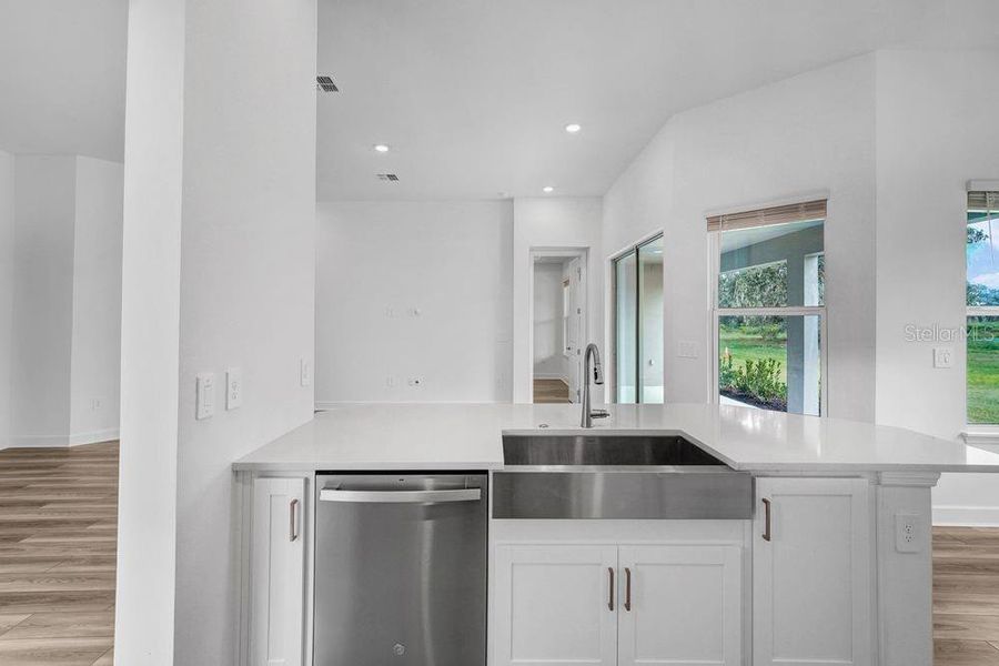 Furnished interior view inside a new home in Timber Ridge, Plant City (Image 8). Furnished interior view inside a new home in Timber Ridge, Plant City (Image 8).