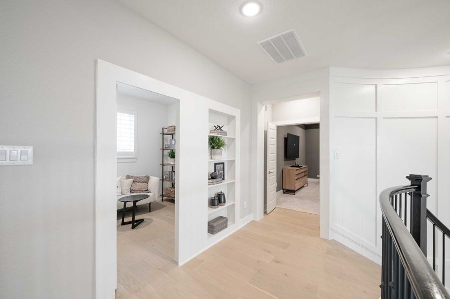 Representative furnished interior of a home built from the Milan by Tri Pointe Homes in Dunham Pointe, Cypress (Image 91).